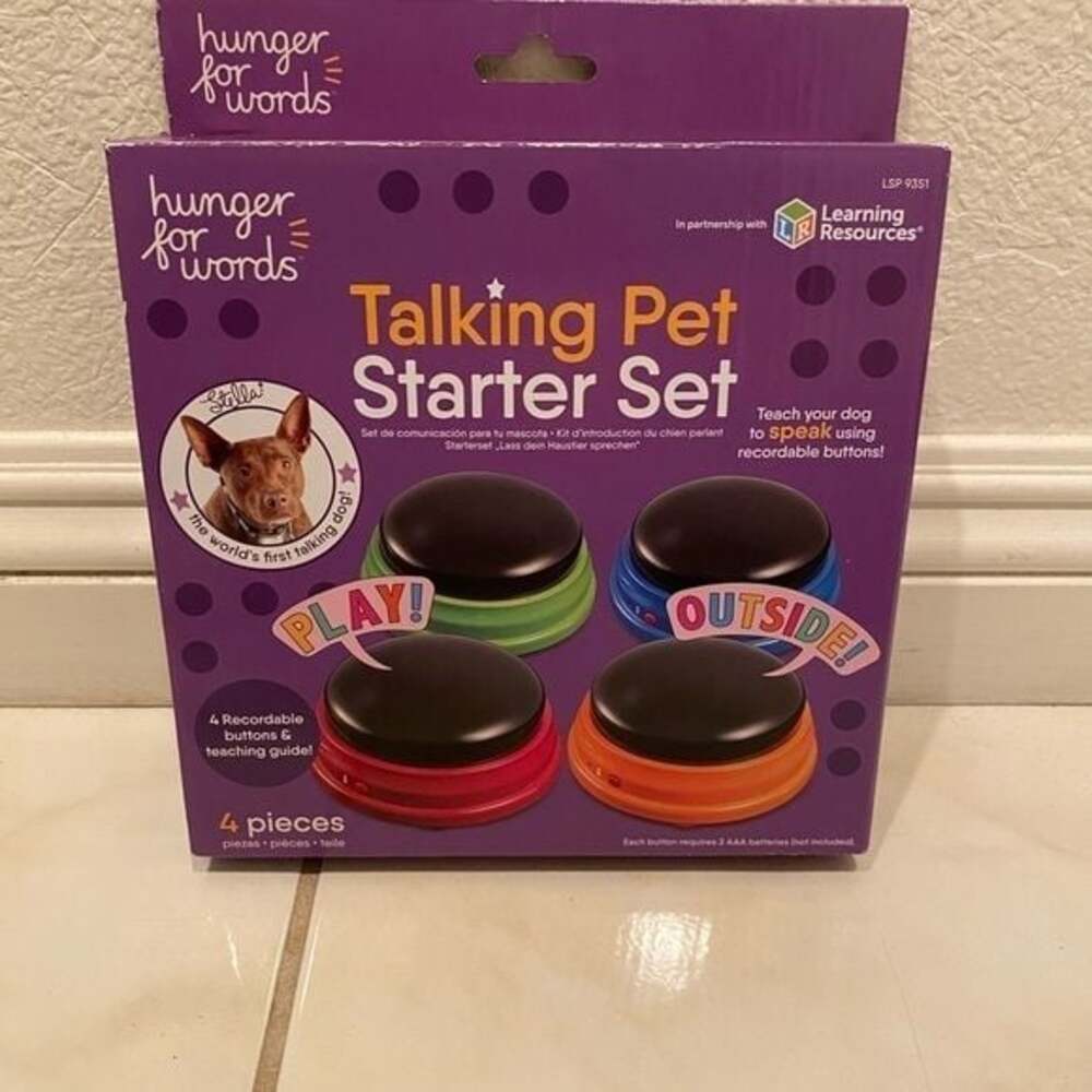 Hunger for words, talking pet starter, set learning resources EUC​​​​​​​​